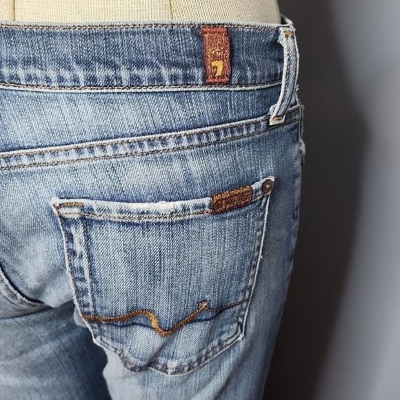 7 For All Mankind 7FAM Bootcut Jeans Size 29 - Picture 2 of 16